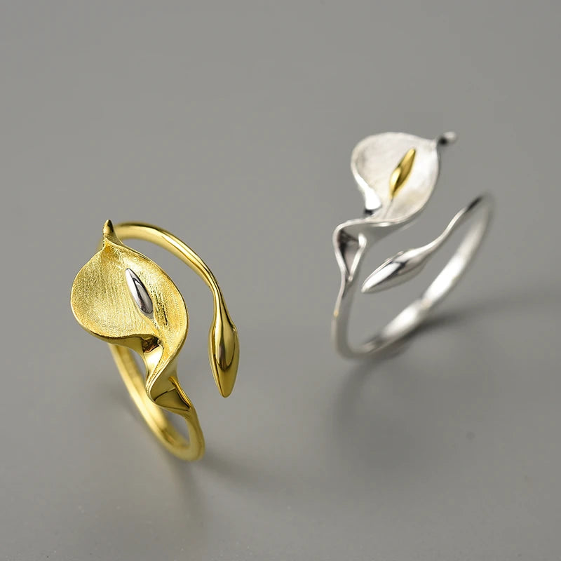 Calla Lily Flower Ring