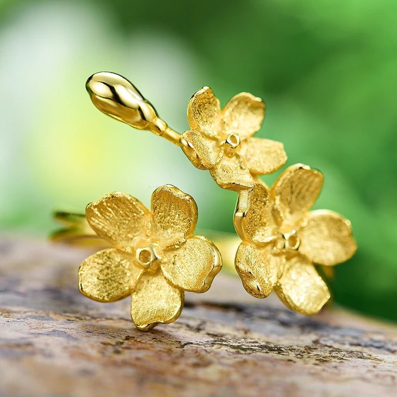 Forget Me Not Bloom Ring