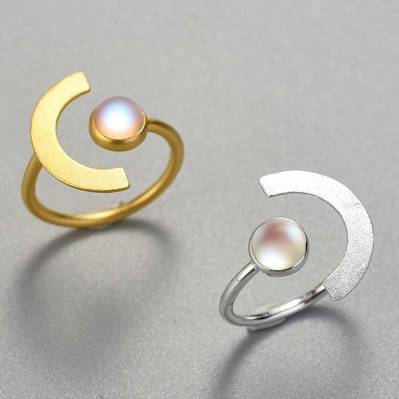 Minimalist Astral Arc Ring