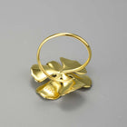 Golden Peony Ring