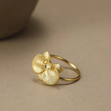 Delicate Phalaenopsis Flower Ring
