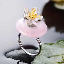 Jade Lotus Whispers Ring