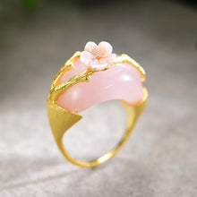 Jade Plum Blossom Ring