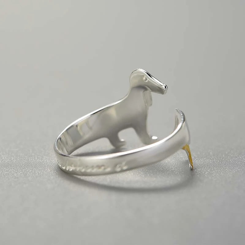 Golden Eared Dachshund Ring