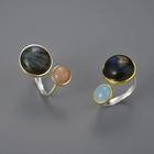 Duo Moon Ring