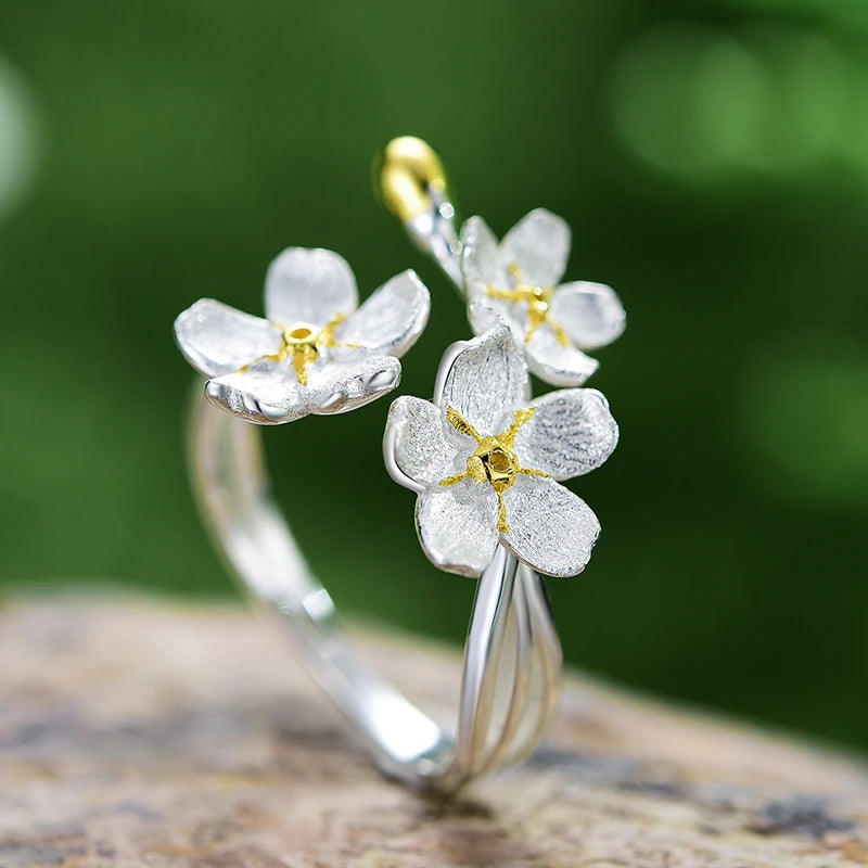 Forget Me Not Bloom Ring