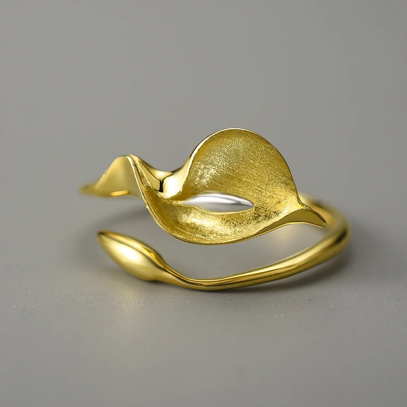 Calla Lily Flower Ring