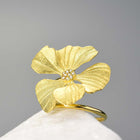 Golden Peony Ring