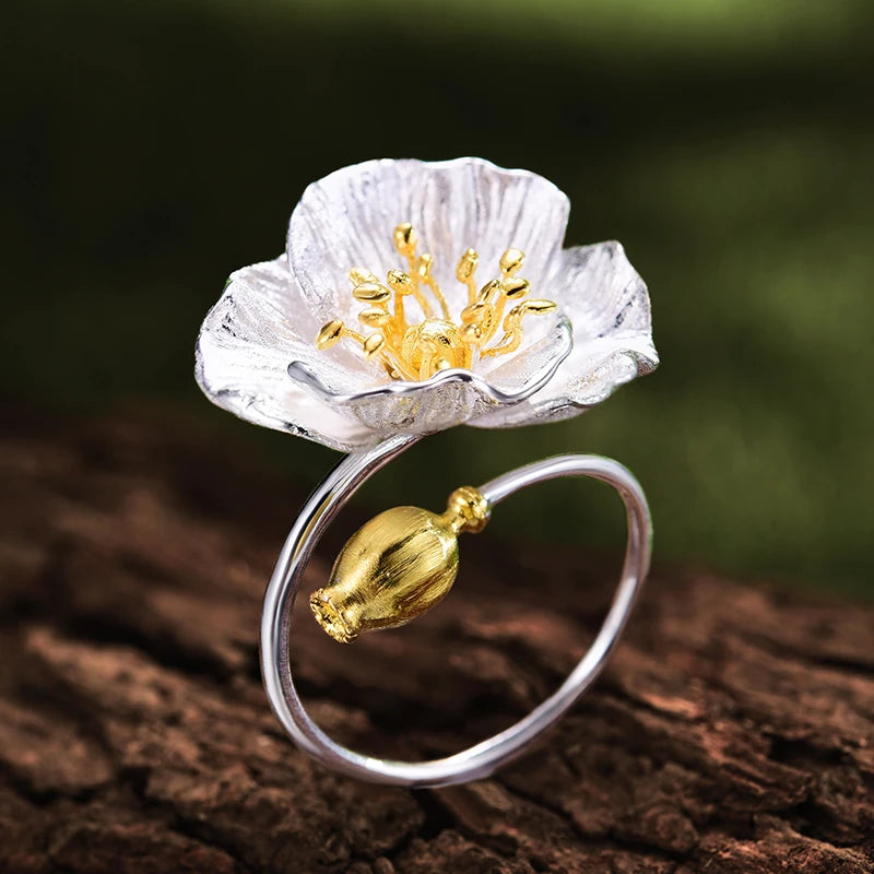Poppy Bloom Ring