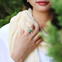 Jade Lotus Whispers Ring