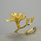 Alluring Freesia Flower Ring