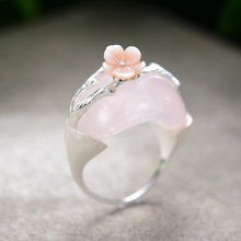 Jade Plum Blossom Ring
