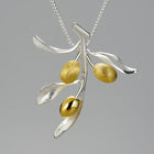 Golden Olives Necklace
