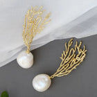Sea Garden Pearl Earrings