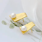 Tidefall Pearl Studs